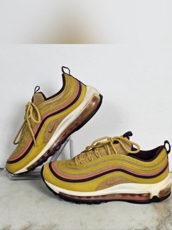 Nike Shoes - Nike Women's Air Max 97 Running Sneakers Mustard Yellow, Sz 7